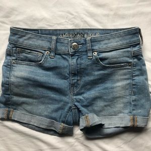 low rise american eagle shorts
